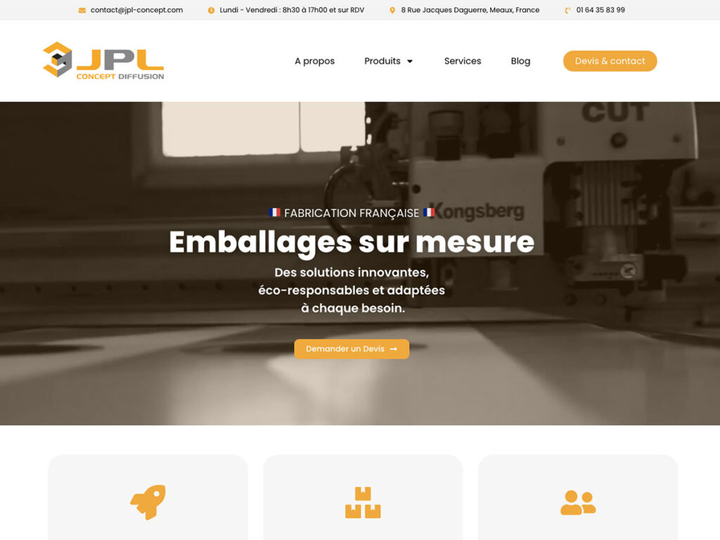 Réalisation SEO Design : JPL Concept Diffusion
